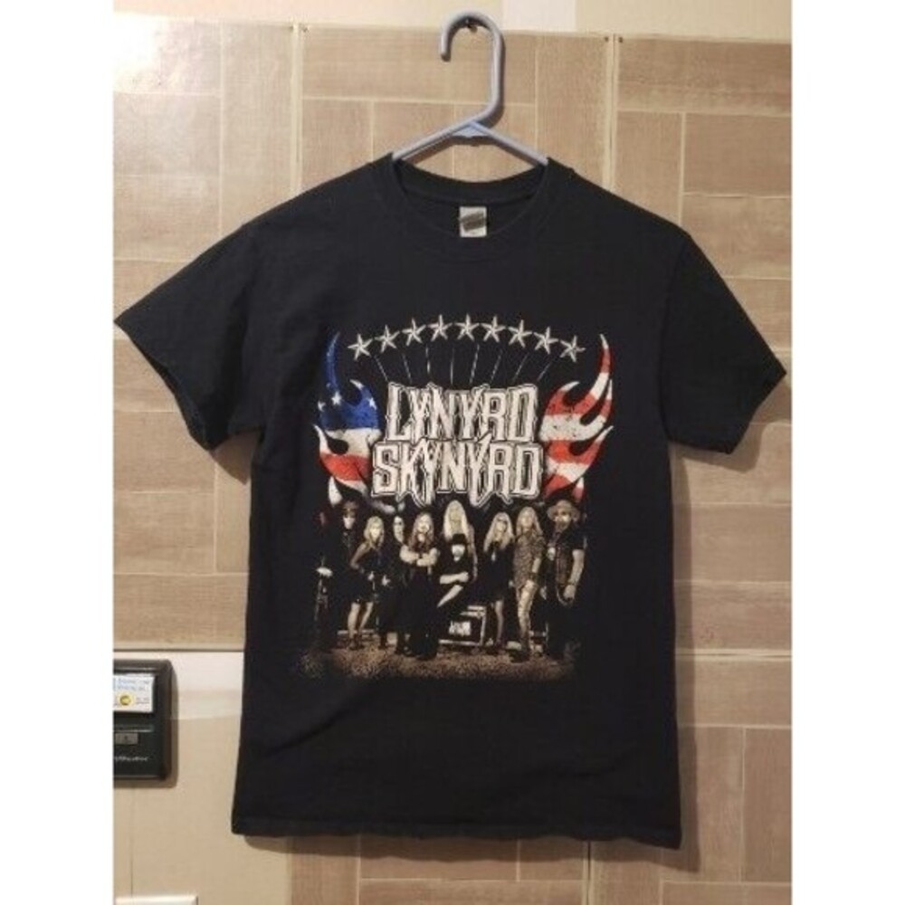 Lynyrd Skynyrd T-Shirt Farewell Tour 2020 Size Small Black Double Sided Dates